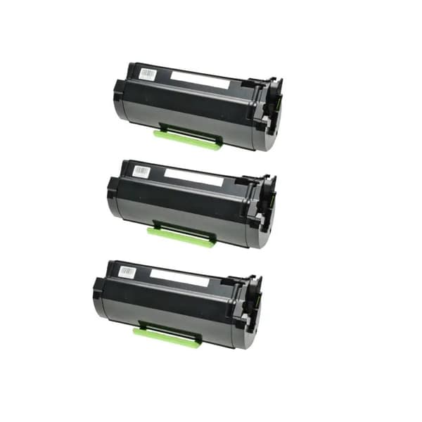 Pixojet tonerkassett Lexmark MX 310 / 410 / 510 - 60F2000, 3-pakning 7500 sider