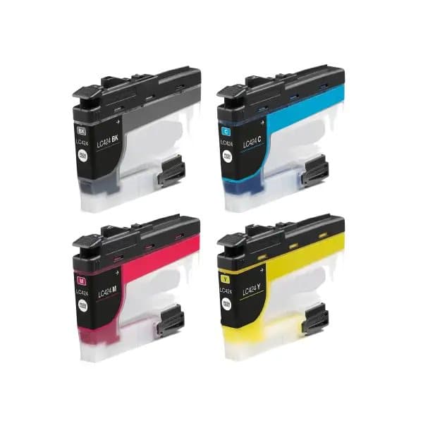 Pixojet Blekkpatroner Brother LC 424, 4 Stk Rabattpakke 60 ml