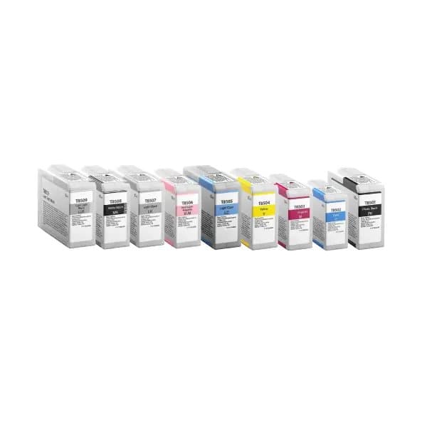 Pixojet bläckpatroner Epson T8501-T8509 - C13T850100, 9 st. rabatt förpackning 720 ml