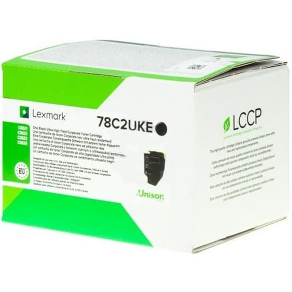 Toner Lexmark 78C2UKE Sort