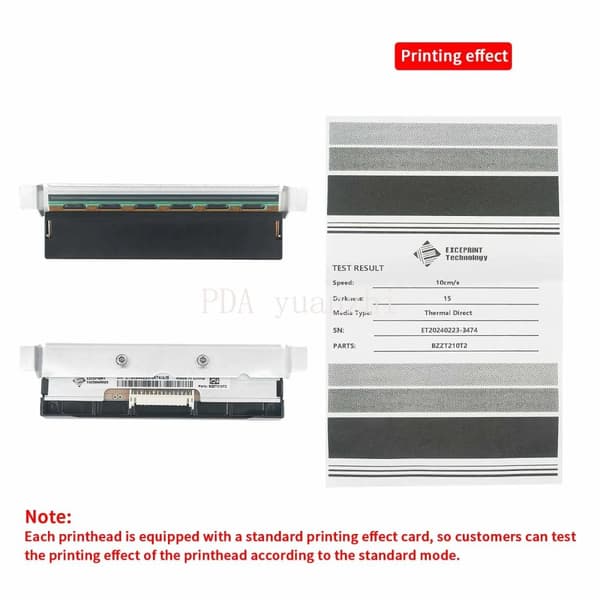 Ny ZT230 termisk print hoved, 203 DPI opløsning, kompatibel med ZT210 og ZT220, nem installation