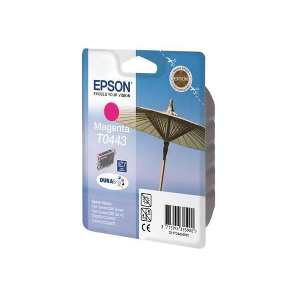 EPSON T0443 Magenta bläckpatron - Hög kapacitet - Durabrite - För Epson Stylus och CX