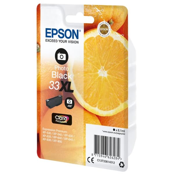 Epson Claria 33XL bläckpatron - Fotosvart - Bläckstråle - 400 sidor - 1