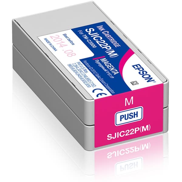 Original Bläckpatron Epson SJIC22P Magenta
