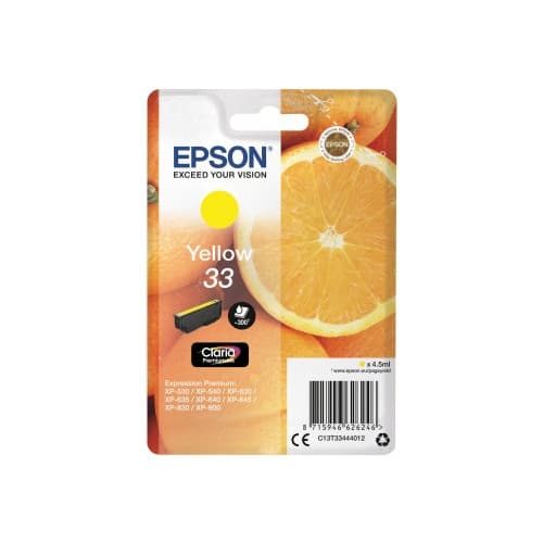 Epson 33 - gul - original - bläckpatron