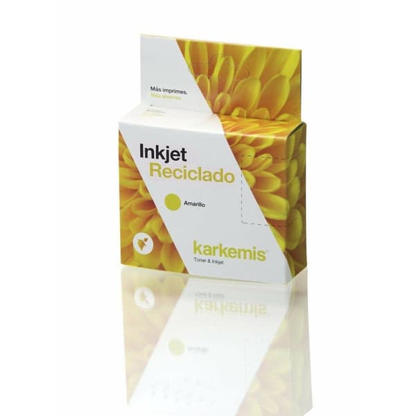 Bläckpatron Återvunnen Karkemis T1814 Gul