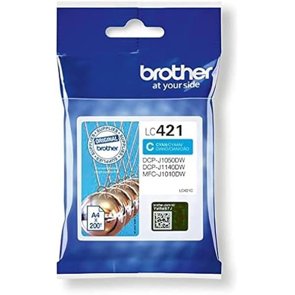 Brother original LC421 cyan bläckpatron (5 enheter)