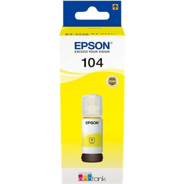 Påfyllningsbläck Epson 104 Gul