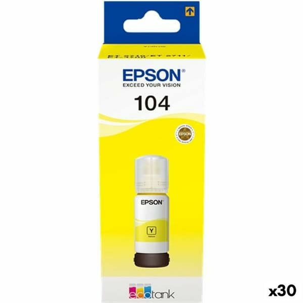 Påfyllningsbläck Epson 104 Gul