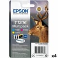 Miniatyrbild 1 av 3: Original Bläckpatron Epson SX525WD/620FW/ OFFICE B42WD/525WD/625FWD/925FWD Trefärgad (4 antal)