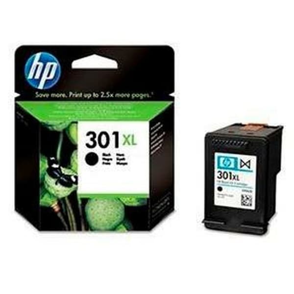Originale Blekkpatroner HP Nº301XL Svart (60 enheter)