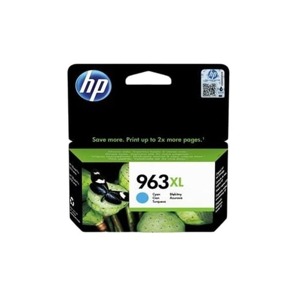 Originale Blekkpatroner HP 9010,9012,9014,9015,9016,9019,9020,9022,9025 - Nº 963XL Cyan (50 enheter)
