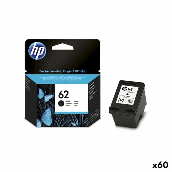Original blækpatron HP ENVY 5640 -Nº 62 Sort (60 enheder)