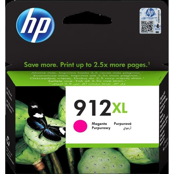 Original blækpatron HP 912XL Magenta (60 enheder)