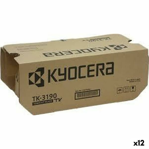Väriaine Kyocera TK-3190 Musta (12 osaa)
