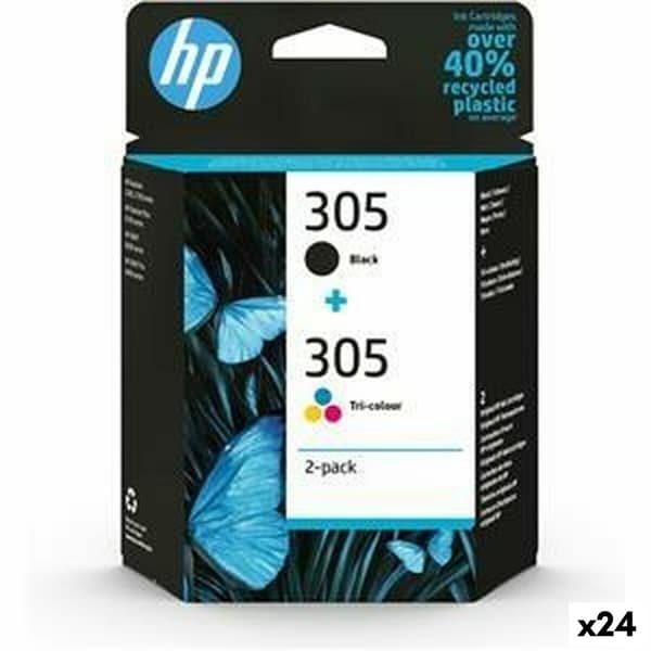 Alkunperäinen mustepatruuna HP 305 Keltainen (24 osaa)