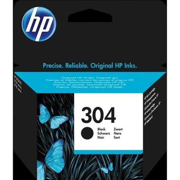 Alkunperäinen mustepatruuna HP DESKJET 3720 - Nº304 Musta (60 osaa)