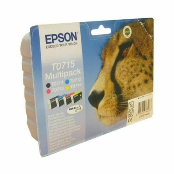 Original Bläckpatron Epson C13T07154022 Svart Gul Turkos Magenta
