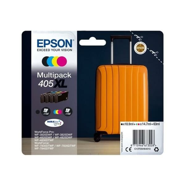 Original blækpatron Epson Sort/Cyan/Magenta/Yellow