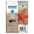 Miniatyrbild 2 av 2: Original Bläckpatron Epson XP-2100, 3100, 4100 / WF-2830DWF, 2850DW - Nº 603 Turkos (10 antal)