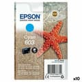 Miniatyrbild 1 av 2: Original Bläckpatron Epson XP-2100, 3100, 4100 / WF-2830DWF, 2850DW - Nº 603 Turkos (10 antal)