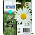 Miniatyrbild 1 av 2: Original Bläckpatron Epson Nº18XL Turkos (10 antal) (1 antal)