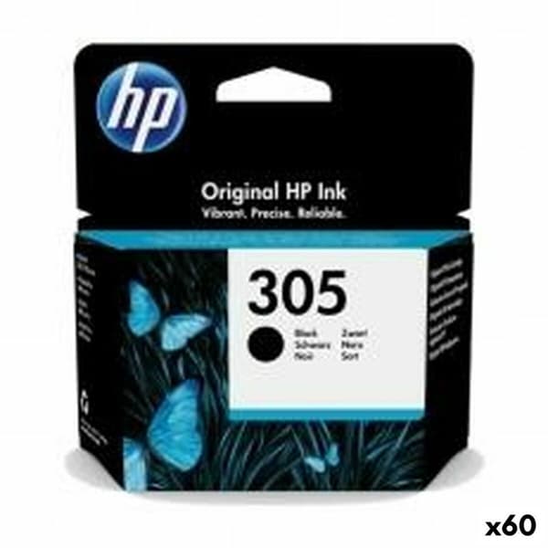 Original Bläckpatron HP 305 Svart (60 antal)