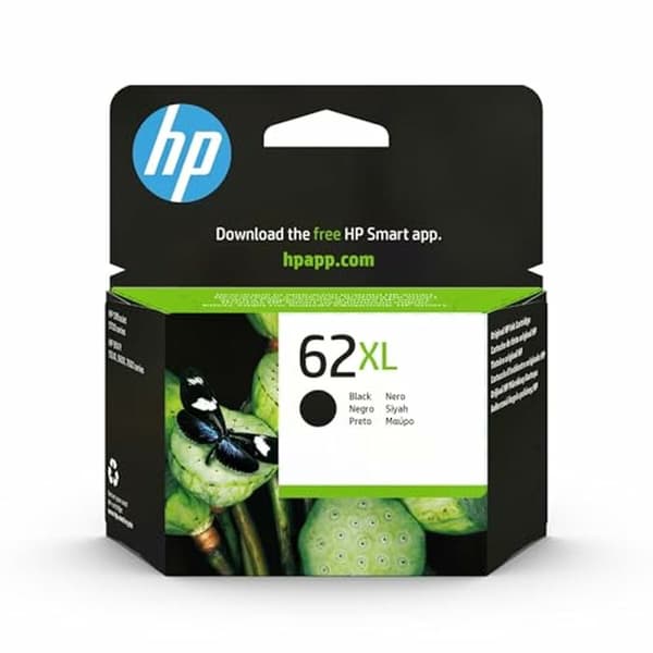 Original Bläckpatron HP ENVY 5640 E-ALL-IN-ONE - Nº 62 XL Svart (60 antal)