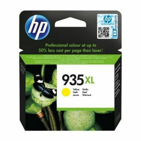 Kompatibel blækpatron HP 935XL Gul Sort
