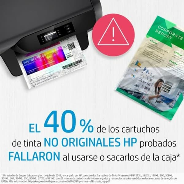 Original blækpatron HP 943ETFX Sort
