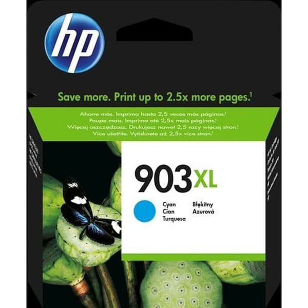 Original blækpatron HP 903XL Cyan (60 enheder)
