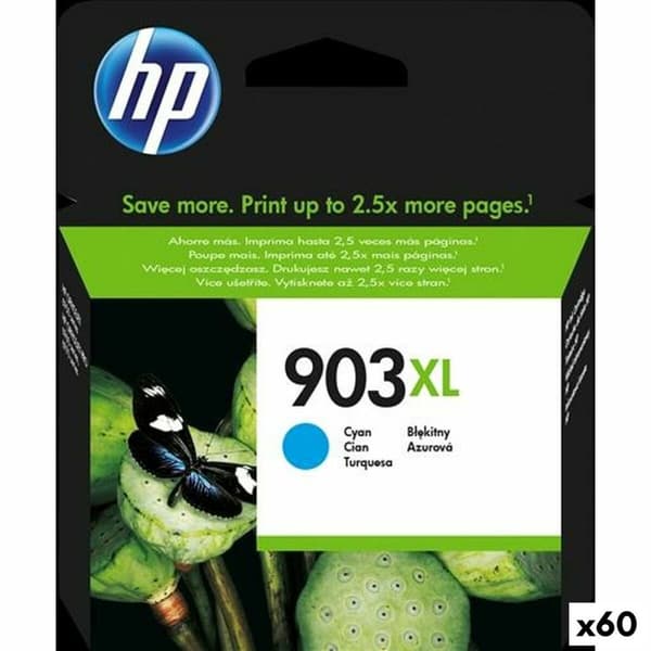 Original blækpatron HP 903XL Cyan (60 enheder)