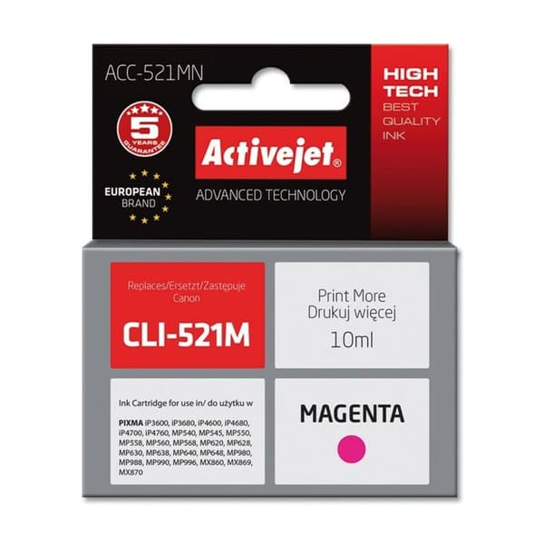 Original Bläckpatron Activejet ACC-521MN Magenta
