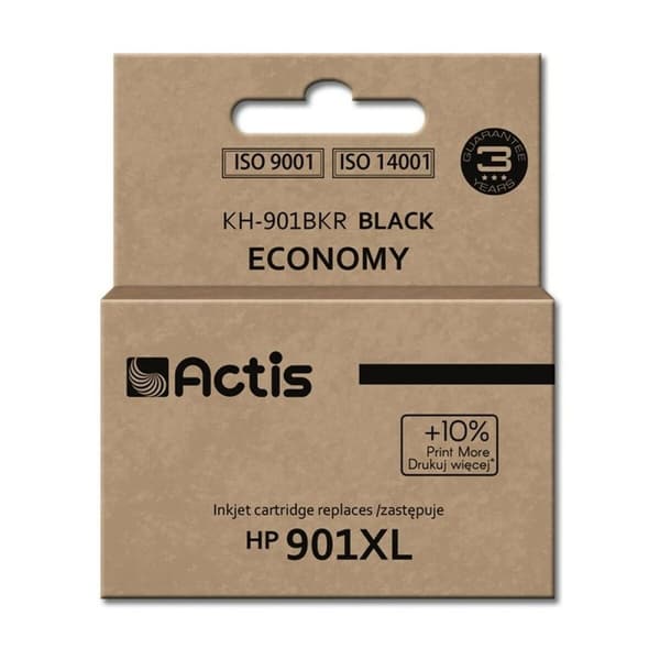Alkunperäinen mustepatruuna Actis KH-901BKR Musta