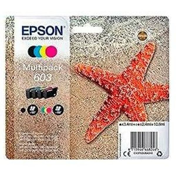 Alkunperäinen mustepatruuna Epson Nº 603 Musta/Cyanin sininen/Magentan punainen/Keltainen