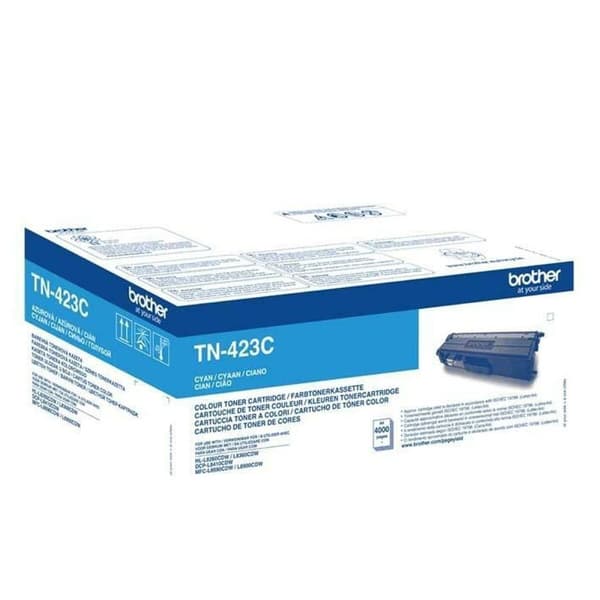 Original Toner Brother HLL8260CDW HLL8360CDW HLL9310CDW TN423C Turkos (4 antal)