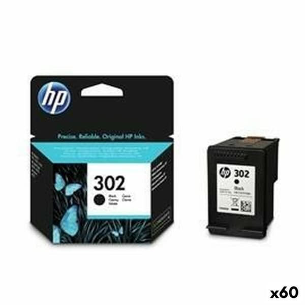 Original blækpatron HP Officejet 3830 Nº 302 Sort (60 enheder)