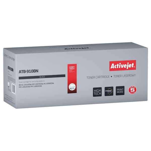 Toner Activejet ATB-910BN Sort