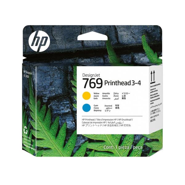 Alkunperäinen mustepatruuna HP 7K5U6A Keltainen Syaani