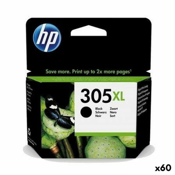 Original blækpatron HP 305XL Sort (60 enheder)