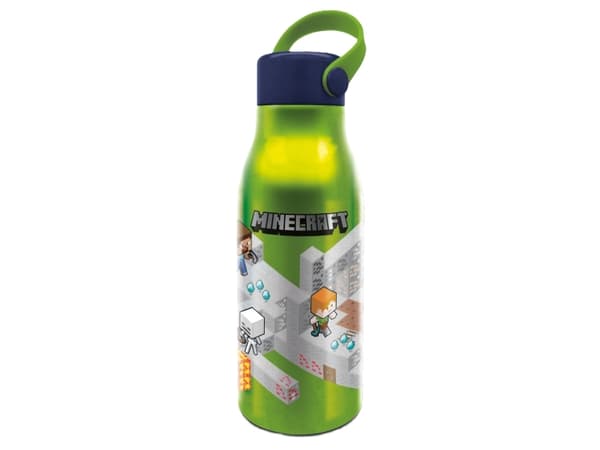 MINECRAFT Flexi bærestrop aluminum flaske, 760 ml
