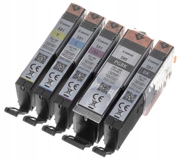PGI580 CLI581 bläck för Canon TS6150 TS6151 TS6250