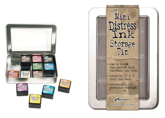Mini Distress Ink Storage Tin - Ranger / Tim Holtz