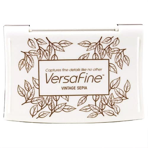 Stämpelfärg Versafine - Vintage Sepia - Stor Dyna