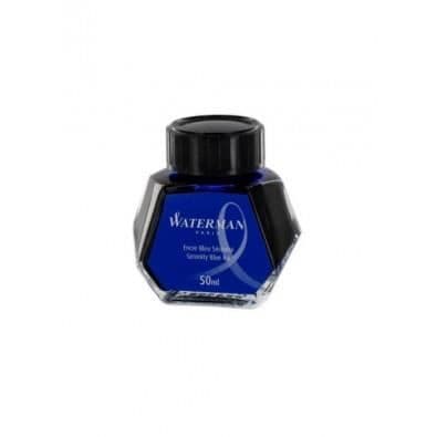 Waterman Serenity Blue Fountain Pen Ink (Raderbar) - 50 ml flaska