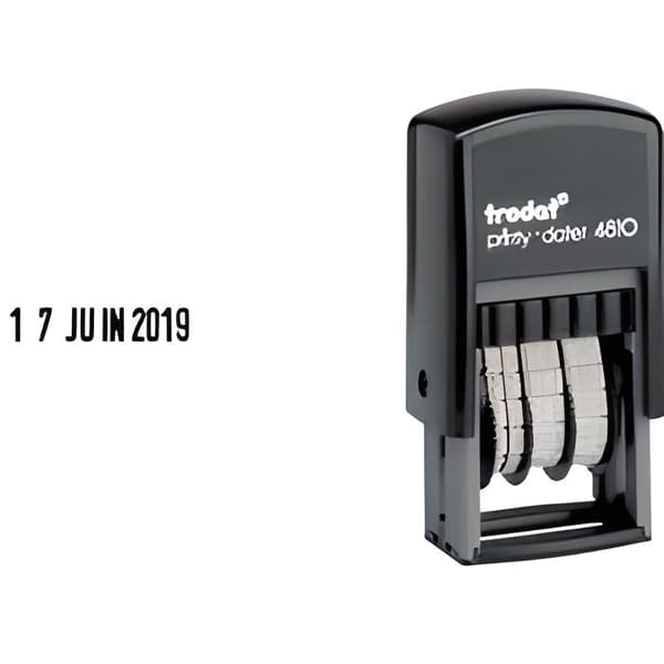 Trodat fransk datumstämpel printy-Dater 4810