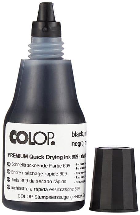 Professionell bläckdyna - tidsstämpel - Colop dater - 146228 - snabbtorkande svart bläck 809 25ml
