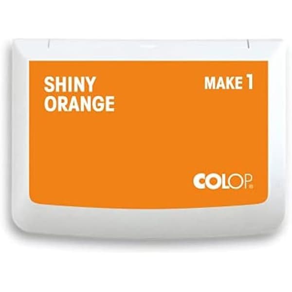 Bläckdyna - COLOP - Fabrikat 1 - Ljust orange - 50 x 90 mm - Giftfritt