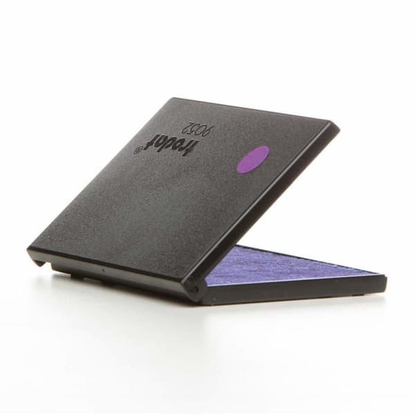 Trodat - Trodat 9052 Purple Stamp Pad - 9052 Ink Pad för manuella stämplar med separat färgning - 11 x 7 cm, Lila