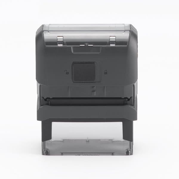 Trodat Office Printy 4912 bläckdyna med ORIGINAL kommersiell formel Grå